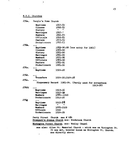 Guide to the Methodist Episcopal Church Records - New York Public ...