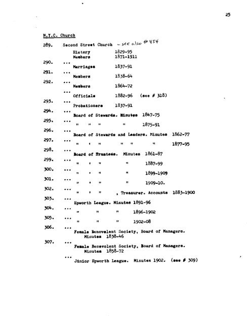 Guide to the Methodist Episcopal Church Records - New York Public ...