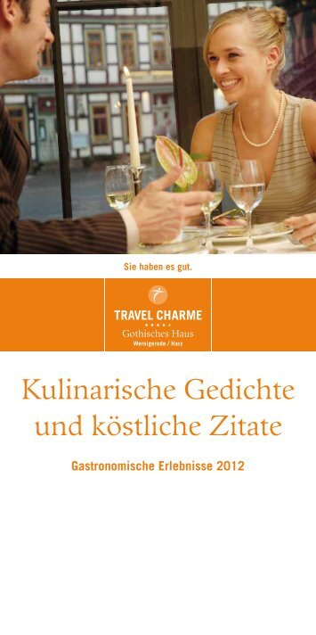 Kulinarische Gedichte und köstliche Zitate