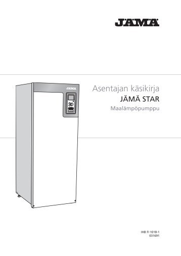 JÃƒÂ„MÃƒÂ„ Star 8, 10, 12, 15 ja 17 kW, asentajan kÃƒÂ¤sikirja - Kaukora