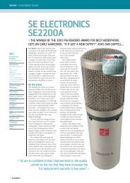 SE ELECTRONICS SE2200A