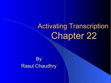 Activating TranscriptionF