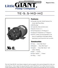 Little Giant Pump TE-7-MD-HC Pumps - PumpAgents.com