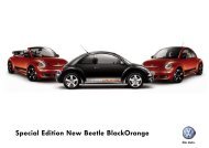 Special Edition New Beetle BlackOrange - Volkswagen