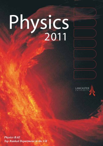 Theoretical Physics - Physics at Lancaster University