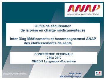 InterDiag MÃ©dicaments et Accompagnement ANAP des ...