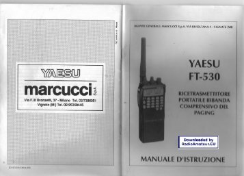 Yaesu - FT-530 Manuale d'uso