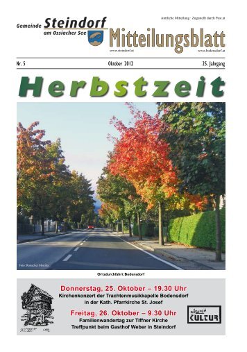 Mitteilungsblatt_Okt.. - Gemeinde Steindorf