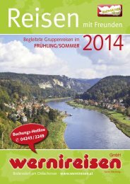 wernireisen_Katalog_.. - bergerwerbung.at