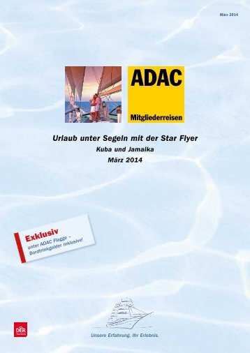 Urlaub unter Segeln mit der Star Flyer - ADAC Reisebüro