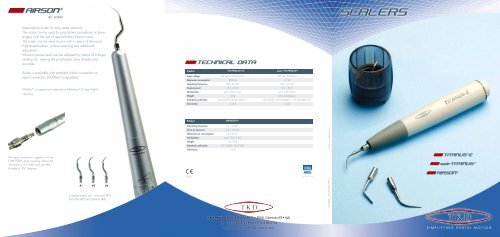 tkd scalers.pdf - PROFI - dental equipment