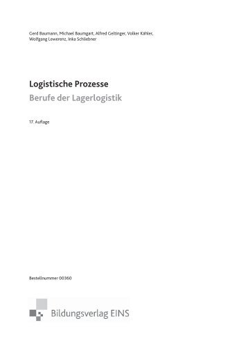 Logistische Prozesse Berufe der Lagerlogistik - Plantyn