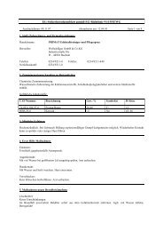 EG-Sicherheitsdatenblatt gemÃƒÂ¤ÃƒÂŸ EG-Richtlinie 91/155/EWG