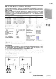 Ecos Boîtier d/'ambiance pour régulateur individuel Sauter EYB254 F201 EYB254F201