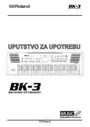 Prevedeno uputstvo - Roland Planet