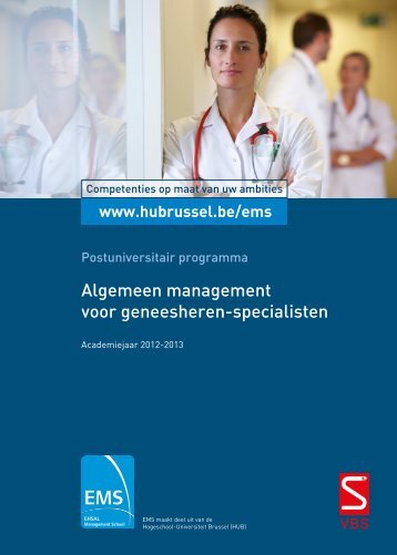 Algemeen management voor geneesheren ... - HUBRUSSEL.net