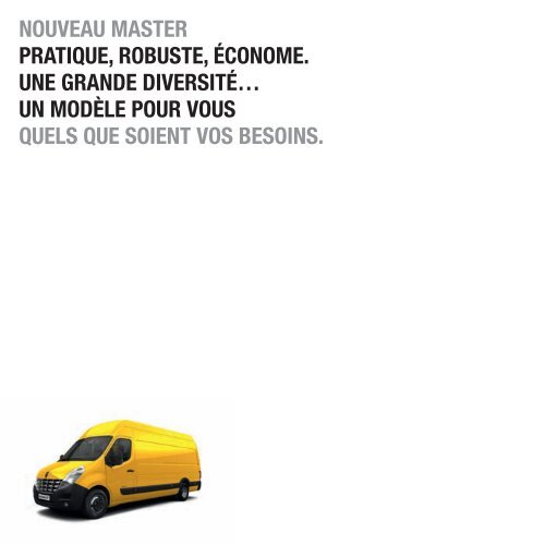 NOUVEAU RENAULT MASTER