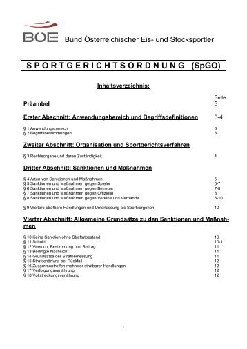 Sportgerichtsordnung BÖE - Ooe-stocksport.at
