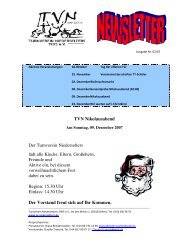 TVN-Newsletter Nr. 2 / 2007 - TV Niederselters