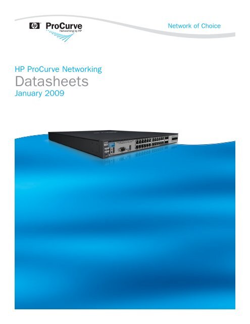 HP ProCurve Networking Datasheets - Moonblink