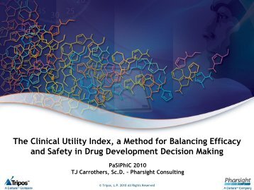 The Clinical Utility Index, a Method for Balancing Efficacy and Safety ...