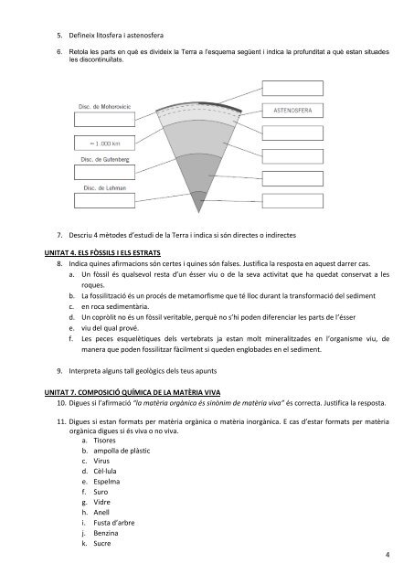 4t ESO. RECUPERACIÓ DE TOT EL CURS. QUÈ CAL ESTUDIAR?