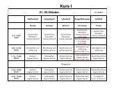 Stundenplan 2013-2014 Kurs I