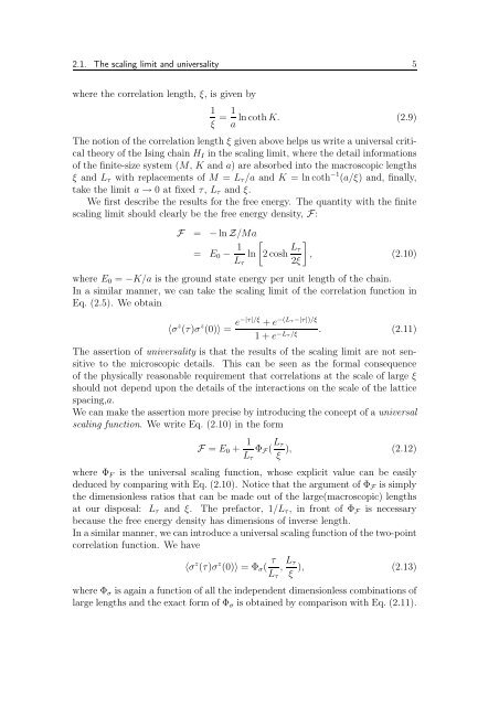 Numerical Renormalization Group Calculations for Impurity ...