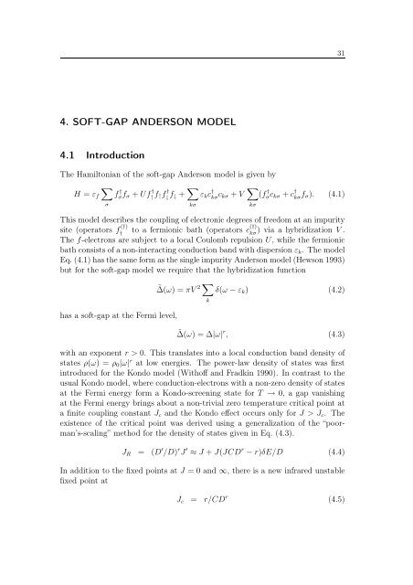 Numerical Renormalization Group Calculations for Impurity ...