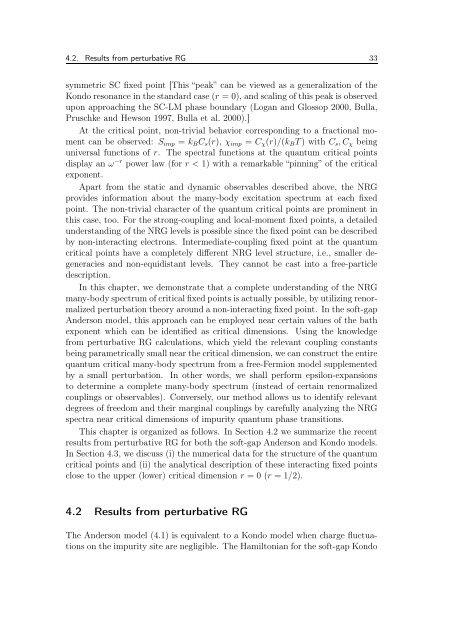 Numerical Renormalization Group Calculations for Impurity ...