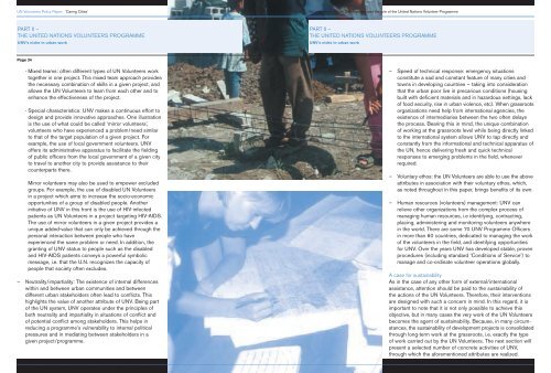 View associated PDF document - United Nations Volunteers