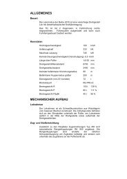 ALLGEMEINES MECHANISCHER AUFBAU - Kochleo.at