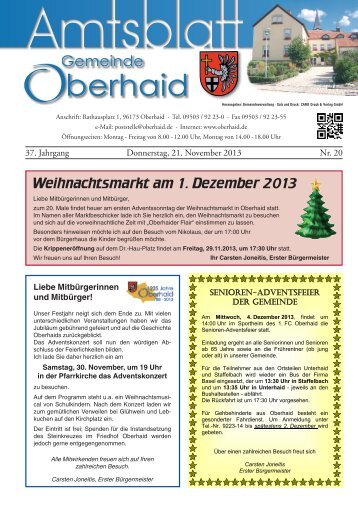 Amtsblatt Nr. 20/2013 vom 21.11.2013