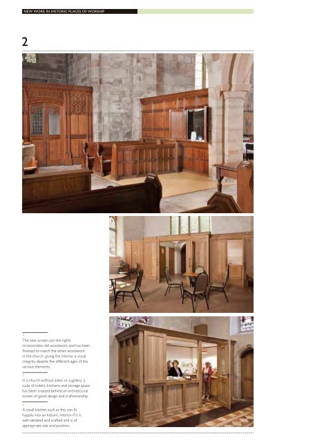 NEW WORK IN HISTORIC PLACES OF WORSHIP - English Heritage