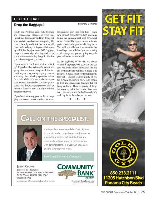 View This Issue - Panama City Beach Chamber of Commerce