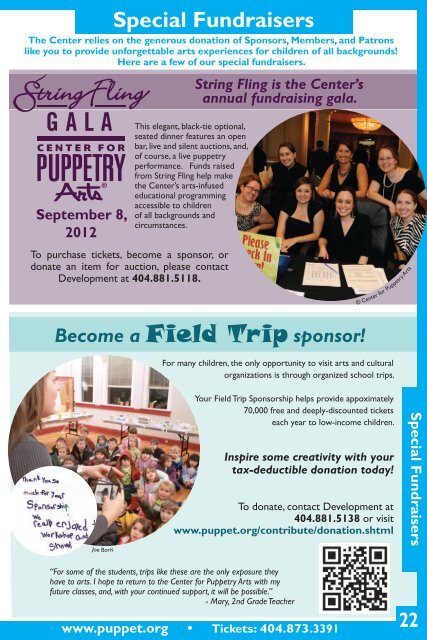 2013 Season - Center for Puppetry Arts