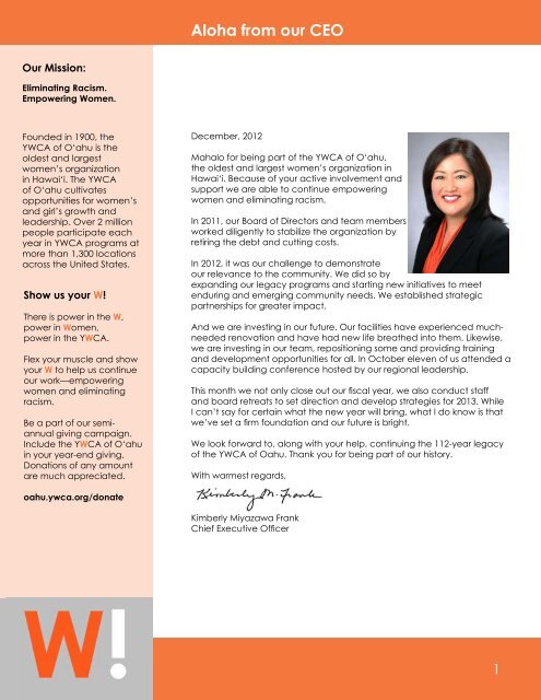 Annual Report, 2011-2012 - YWCA USA