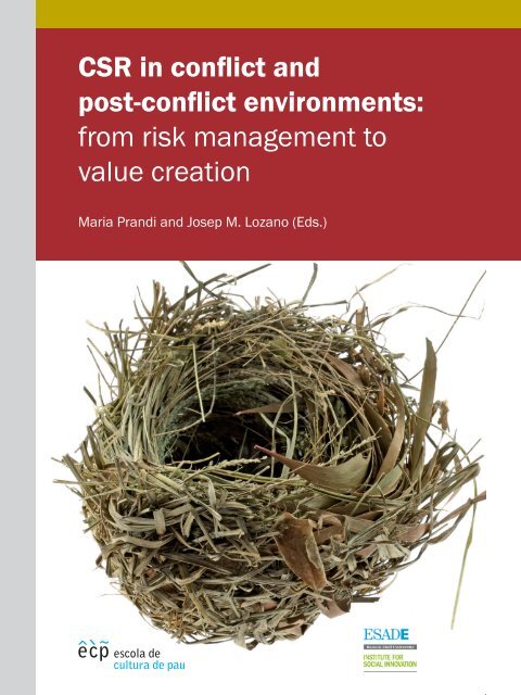 CSR in conflict and post-conflict environments: from risk ... - Esade