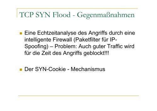 TCP SYN Flood - Attack