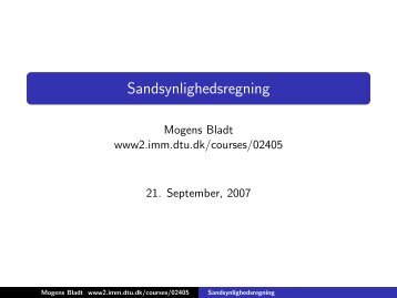 Sandsynlighedsregning