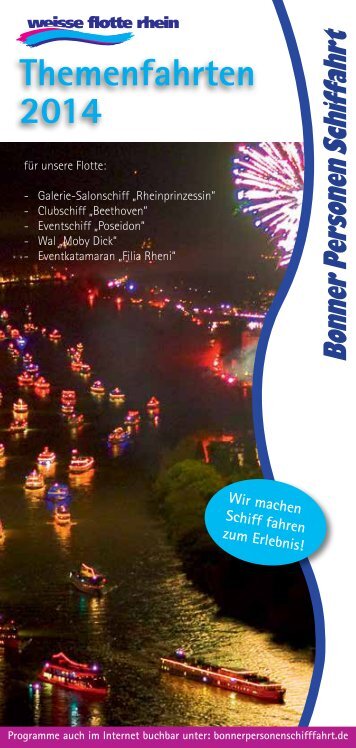 Themenfahrten 2014.pdf - bps bonner personen schifffahrt