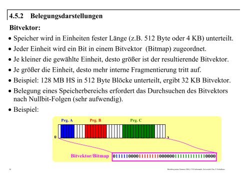 Hauptspeicher - Universität Ulm