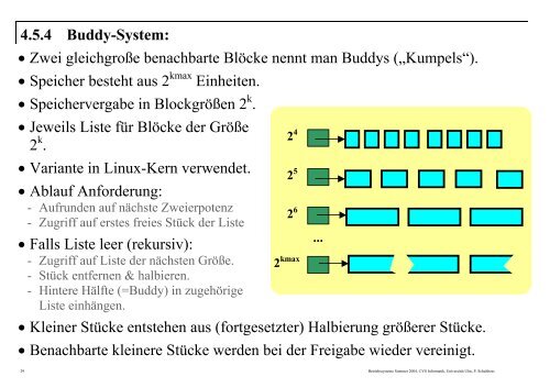 Hauptspeicher - Universität Ulm