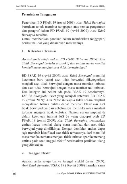 ED PSAK 19 (revisi 2009): Aset Tidak Berwujud - Blog Staff UI