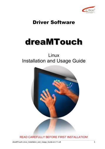 dreamtouch - Software Guide - Citron Gmbh