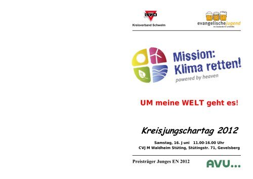 Kreisjungschartag 2012 - Kirchenkreis Schwelm