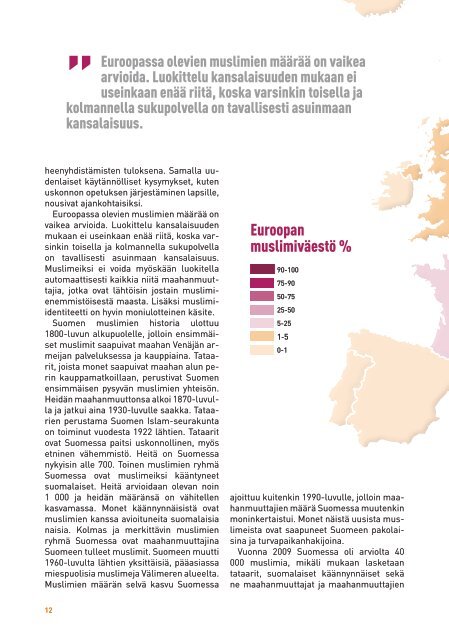 Katsaus islamilaiseen maailmaan - VÃ¤estÃ¶liitto