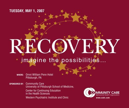 recovery - Community Care Behavioral Health