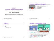 Single-Cycle Datapath