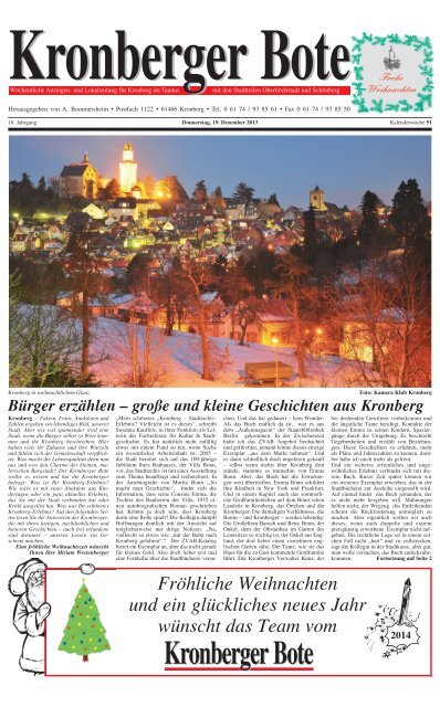 Kronberg - Taunus Nachrichten